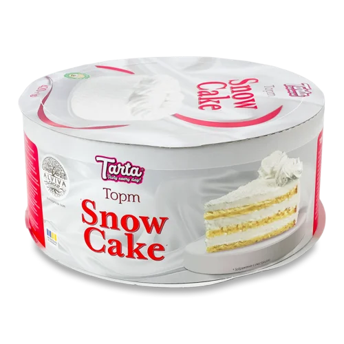 Торт Бісквітний Snow Cake Тарта В/К 420г