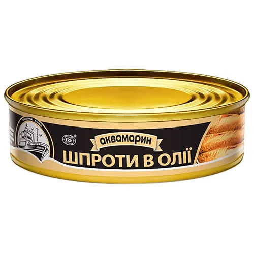 Шпроти Аквамарин в олії 150г