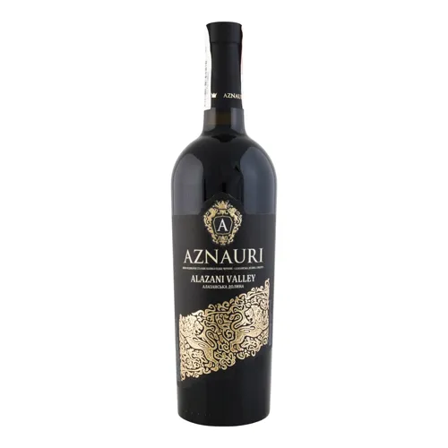Вино 0.75л 9-13% червоне напівсолодке Alazani valley Aznauri бут