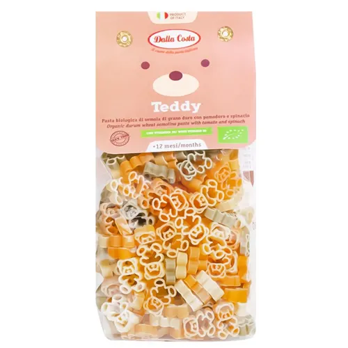 Макаронні вироби Dalla Costa Baby Teddy tricolor Bio 200г
