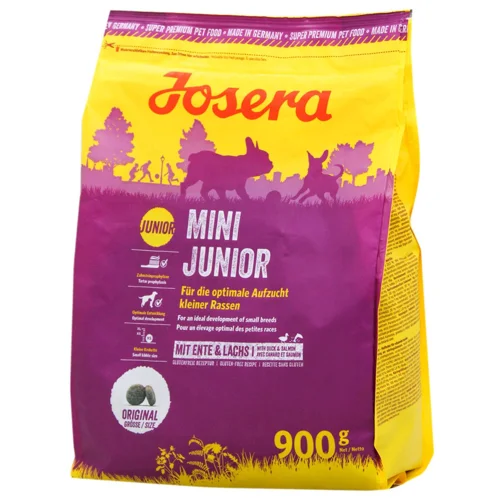 Корм сухий Josera Mini Junior з качкою для цуценят малих порід 900г