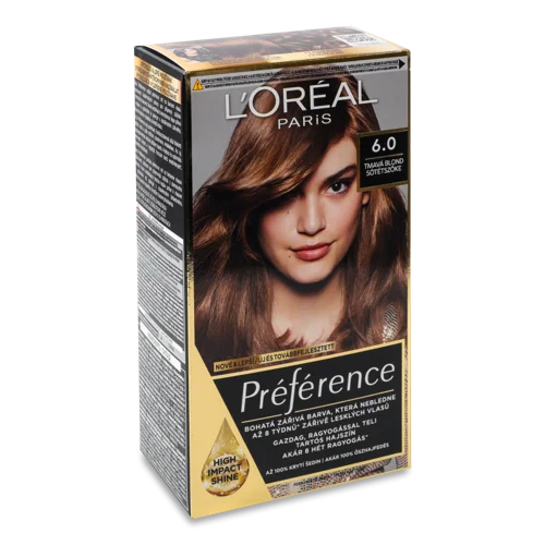 Фарба Для Волосся Preference №6.0, Лореаль Парісь, 1шт