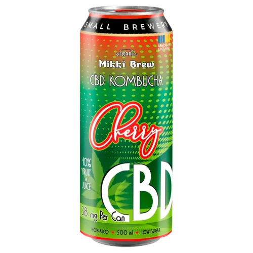 Комбуча Mikki Brew CBD Вишня 0,5л