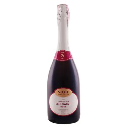 Вино ігристе Nome напівсолодке рожеве 10,0-13,5% 0,75л x3