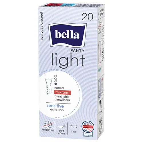 Прокладки щоденні Bella Panty Sensitive дихаючі для чутливої шкіри 20шт