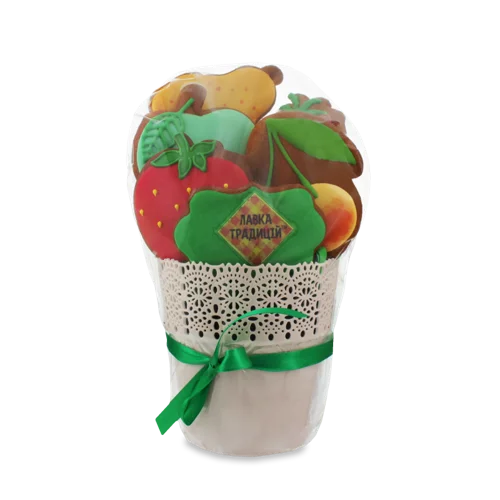 Прянична Композиція Фрукти, вищого ґатунку, 200г