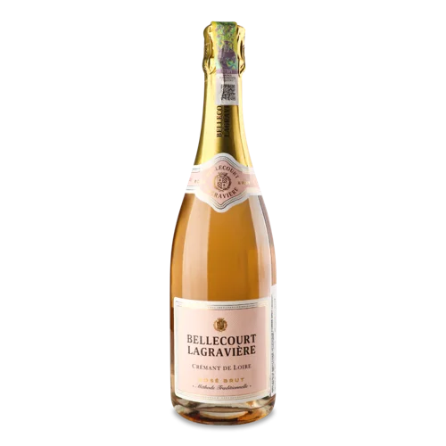 Вино Ігр Bellecourt Lagraviere Crem De Loire Brut Рожеве, 0.75л