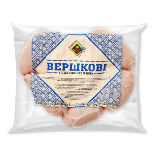 Сосиски Вершкові Варені Продрезерв, кг