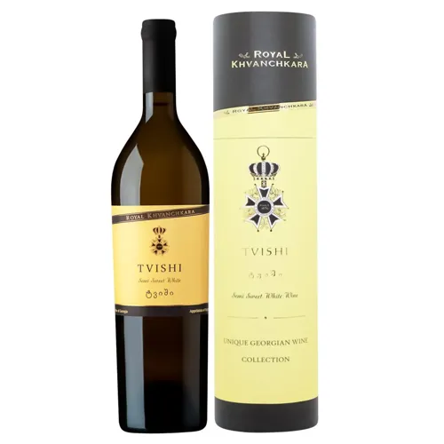 Вино Royal Khvanchkara Tvishi біле напівсолодке 11,5% 0,75л