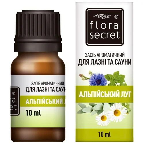 Засіб ароматичний Flora Secret Альпійський луг для лазні та сауни 10мл