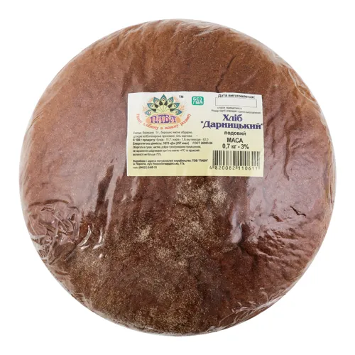 Хліб подовий Дарницький Пава м/у 0.7кг