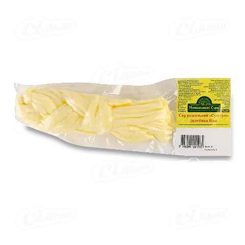 Сир «Монашинські Сири» «Сулугуні» плетінка біла 45% вищого ґатунку, кг