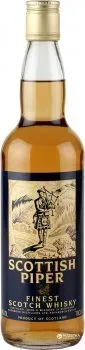 Віскі Scottish Piper Finest витримка 3 роки 0.7л 40%