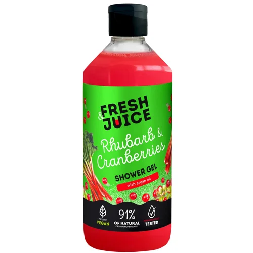 Гель для душу Fresh Juice Ревень та журавлина,473 мл
