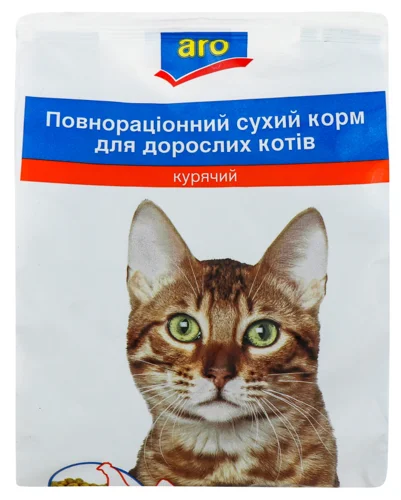 Корм Для Котів Курячий Сухий, В/ґ, 400г