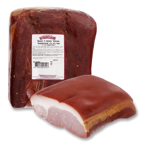 Шпондер Закарпатський Бердянський М'ясокомбінат Сирокопчений, кг