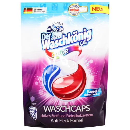 Капсули для прання Waschkonig Color 22шт