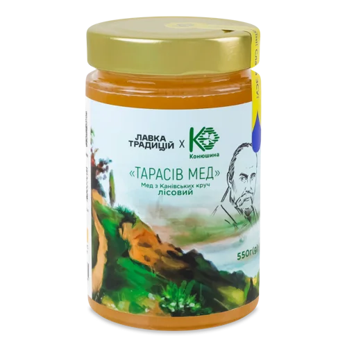 Мед Лісовий, Тарасів, Вищого Ґатунку, С/Б, 550г