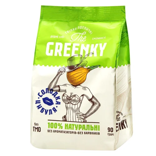 Грінки The Greenky солодка цибуля 90г