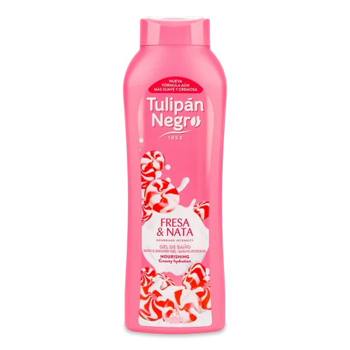 Гель для Душу Полуничний Крем, В/ґ, 650мл Tulipan Negro