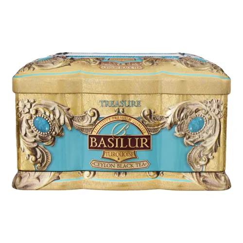 Чай чорний Бірюза Скринька Basilur з/б 100г