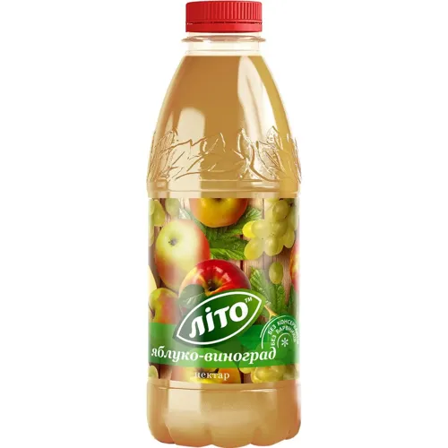 Нектар Літо яблуко-виноград 0.9л