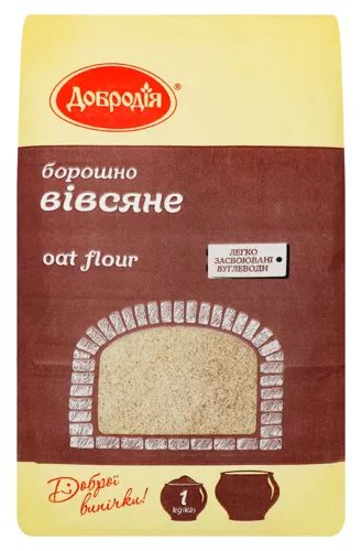 Борошно вівсяне Добродія м/у 1кг