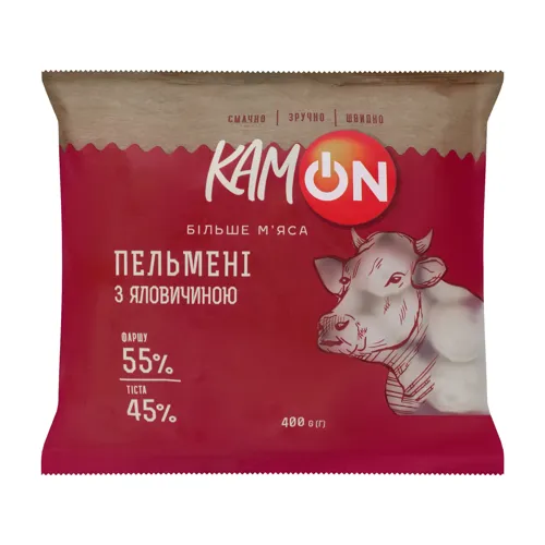 Пельмені з яловичиною Kamon м/у 400г