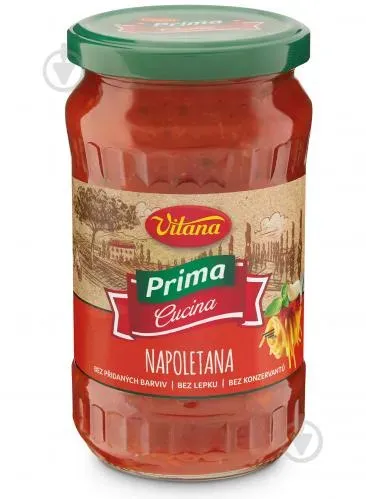 Соус Napoletana в скляній банці 350г