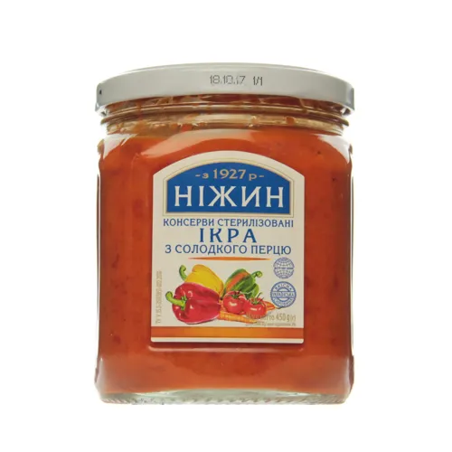 Ікра з солодкого перцю Ніжин с/б 450г