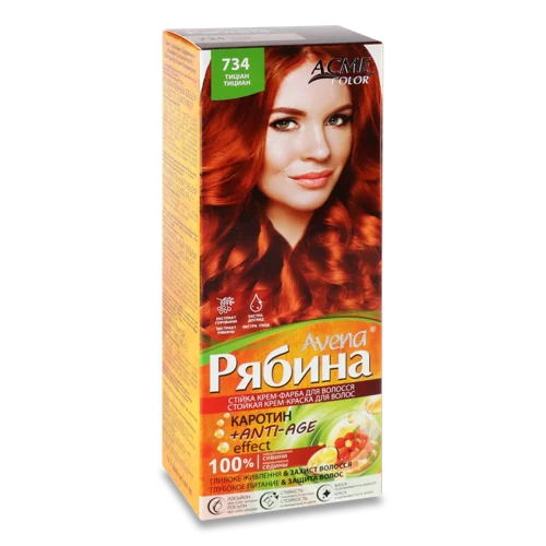 Крем-фарба Для Волосся Avena Рябина №734 Acme Color, 1 шт