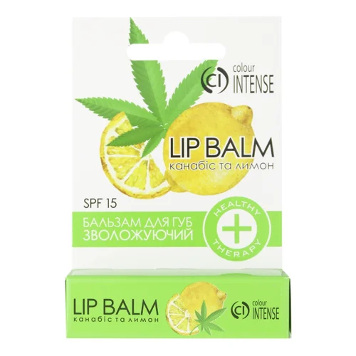 Бальзам для губ Colour Intense Lip Balm канабіс та лимон 5г