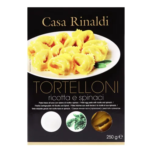 Паста яєчна свіжа з рікоттою та шпинатом Tortellini Casa Rinaldi к/у 250г
