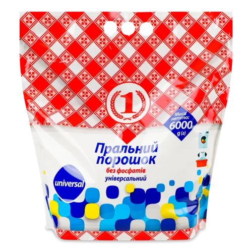 Пральний Порошок Без Фосфатів Універсальний, 6кг