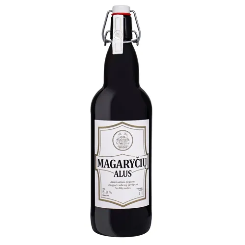 Пиво Magaryciu Alus напівтемне нефільтроване 5,8% 1л