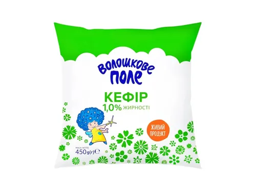 Кефір «Волошкове поле» 1% п/е, 450г