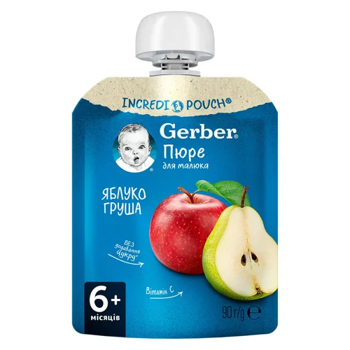 Пюре Gerber Яблуко груша 90г