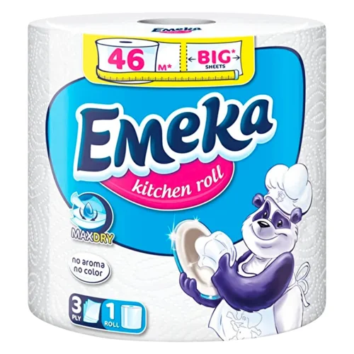Рушники паперові Emeka білі 1шт
