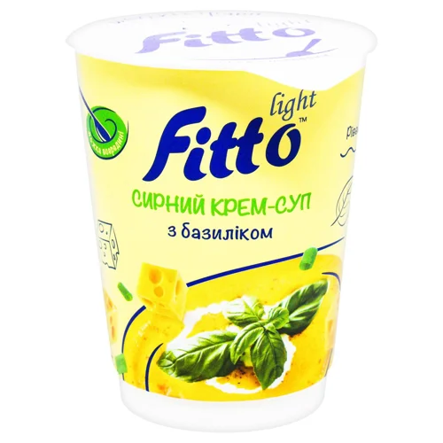 Крем-суп Fitto Light сирний з базиліком 40г