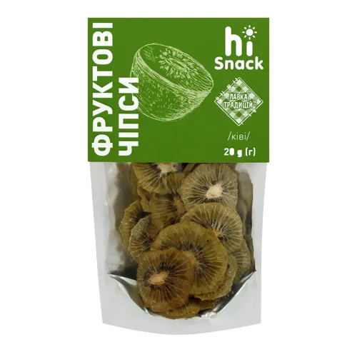 Чіпси фруктові сушені Ківі hiSnack д/п 20г