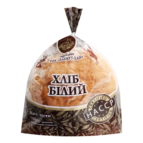 Хліб Білий Короваєво м/у 700г