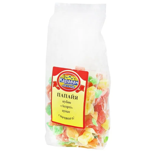 Папайя Караван ласощів цукат кубики асорті 180г