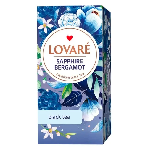 Чай чорний Lovare Sapphire Bergamot 2г*24шт