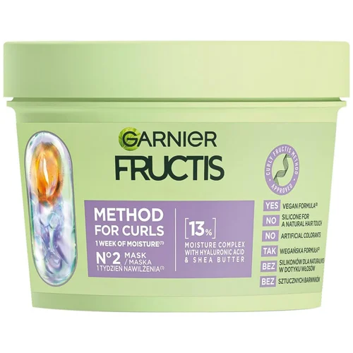 Маска Garnier Fructis Curls Method для хвилястого та кучерявого волосся 370мл