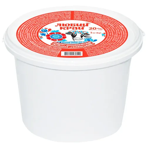 Продукт сметанний «Любий край» 20%, 900г