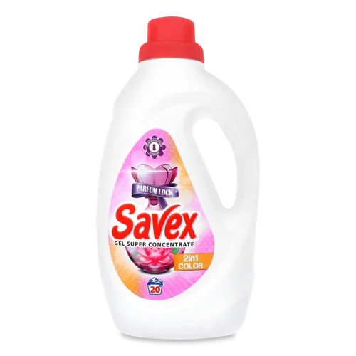 Засіб Рідкий Концентрований Для Прання Кольорових Тканин 2in1 Color Savex, 1.1л
