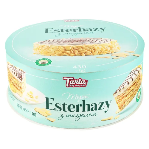 Торт Tarta Esterhazу з мигдалем  430г