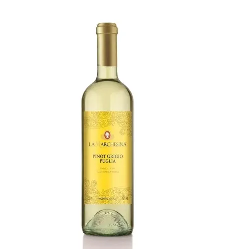 Вино 0,75л La Marchesina Pino Grigio I.G.T. біле напівсухе 12 % об скляна пляшка Італія