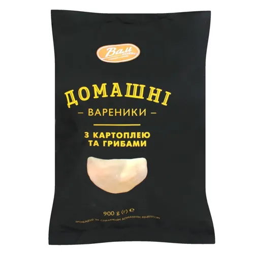 Вареники Вам смачно з нами Домашні з картоплею та грибами 900г