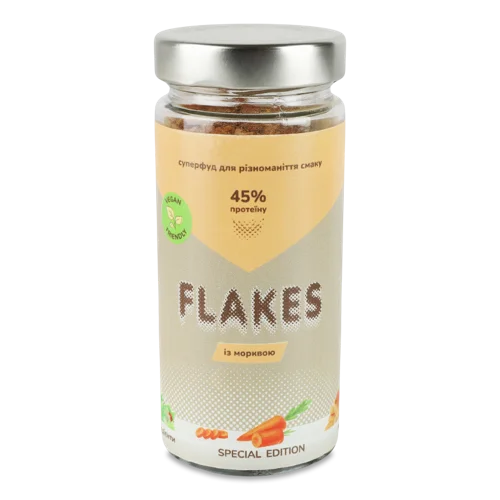 Дріжджові Пластівці Неактивні Із Морквою, с/б 100г